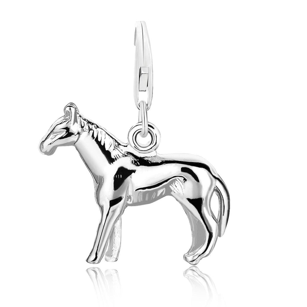 Sterling Silver Standing Horse Charm