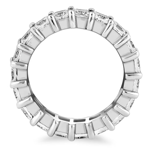 14K White Gold Common Prong Princess Cut Diamond Eternity Ring