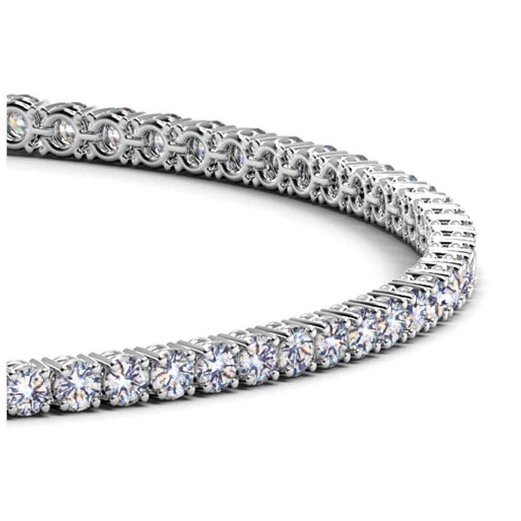 14K White Gold Round Diamond Tennis Bracelet (2 ct. tw.)