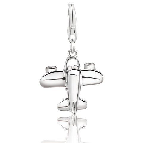 Sterling Silver Airplane Charm